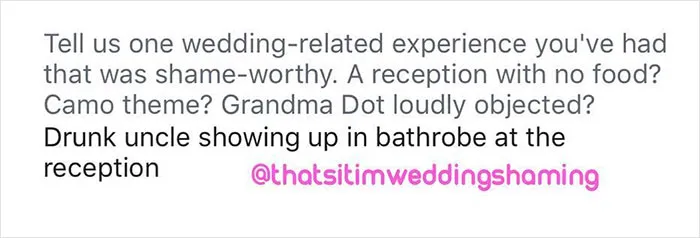40 Times Weddings Were So Bad, They Deserved To Be Shamed On This Facebook Page