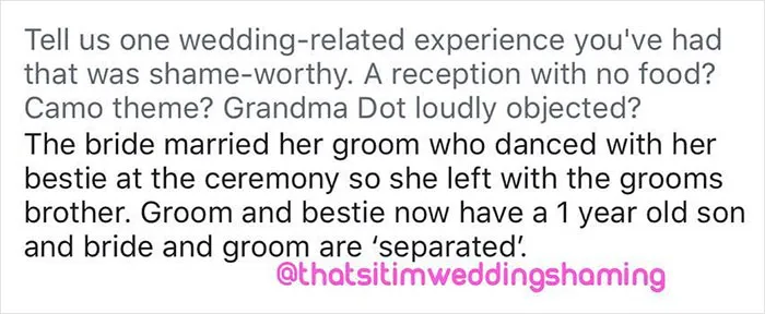 40 Times Weddings Were So Bad, They Deserved To Be Shamed On This Facebook Page