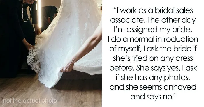 Size 30 Bride Demands To Try On A Size 14 Wedding Dress, Saleswoman Asks If She Was A Jerk To Give Her A Reality Check
