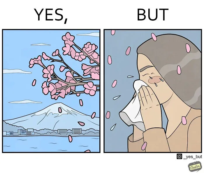 “Yes, But”: Artist Draws A Series Of Sarcastic Comics That Show 25 Funny Contradictions (New Pics)