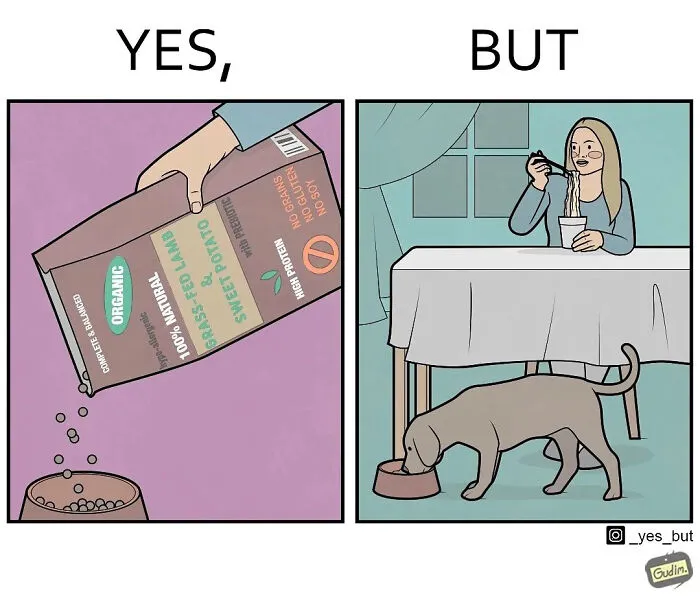 “Yes, But”: Artist Draws A Series Of Sarcastic Comics That Show 25 Funny Contradictions (New Pics)