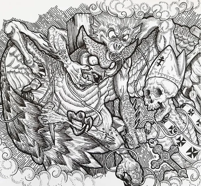 Three Random Words, One Drawing. Hope You Like It!