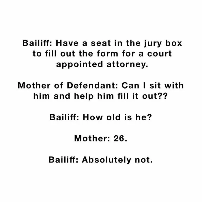 50 Of The Funniest Conversations People Have Overheard In Courthouses