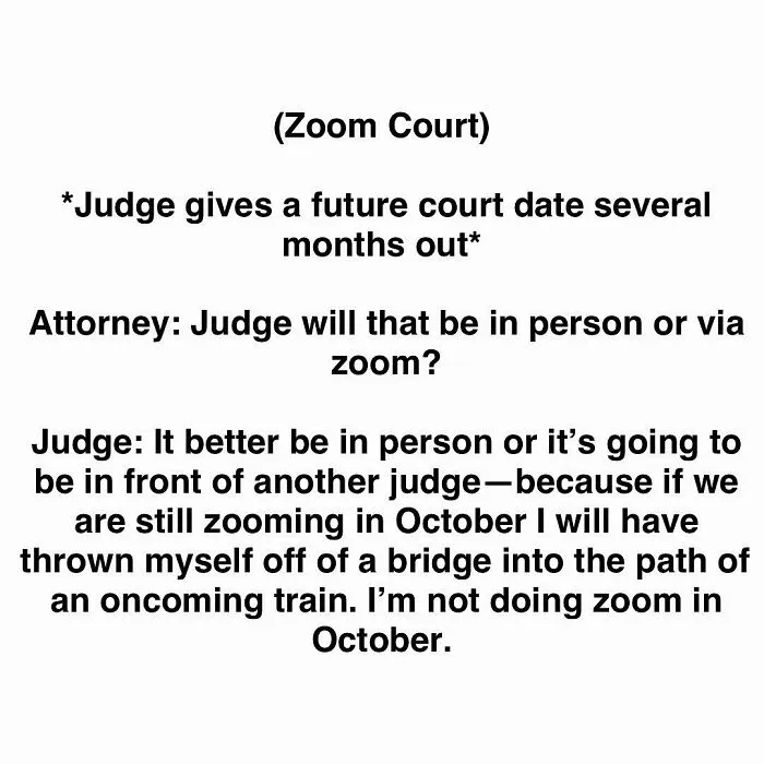 50 Of The Funniest Conversations People Have Overheard In Courthouses