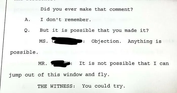 50 Of The Funniest Conversations People Have Overheard In Courthouses