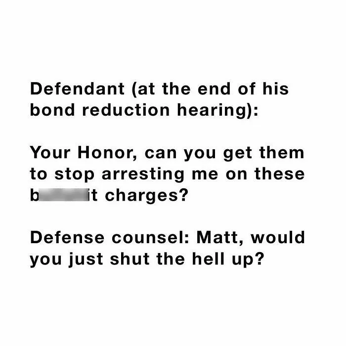 50 Of The Funniest Conversations People Have Overheard In Courthouses