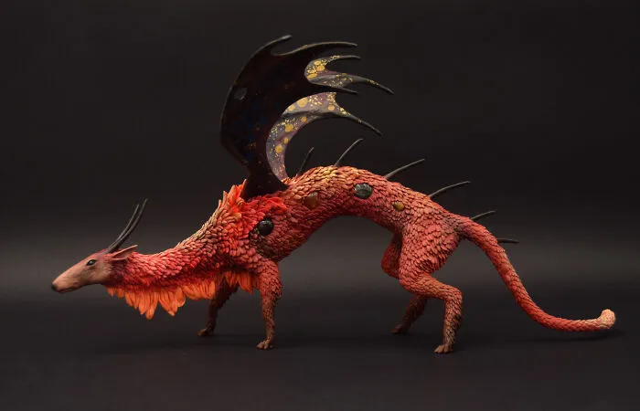 My Polymer Clay Figurines Are Fantasy-Themed And Showcase Beasts And Animals Out Of This World (30 Pics)