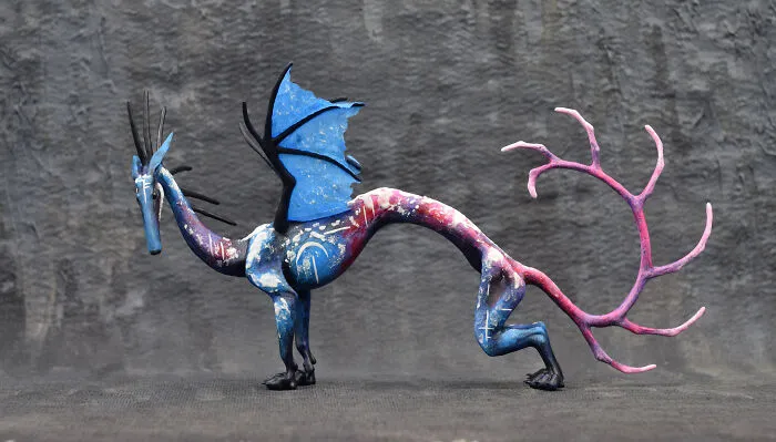 My Polymer Clay Figurines Are Fantasy-Themed And Showcase Beasts And Animals Out Of This World (30 Pics)