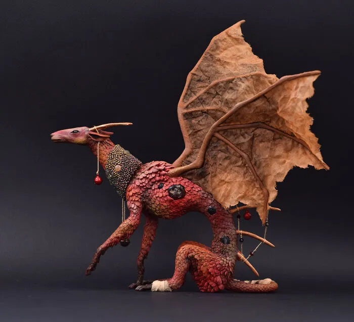 My Polymer Clay Figurines Are Fantasy-Themed And Showcase Beasts And Animals Out Of This World (30 Pics)