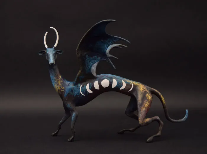 My Polymer Clay Figurines Are Fantasy-Themed And Showcase Beasts And Animals Out Of This World (30 Pics)