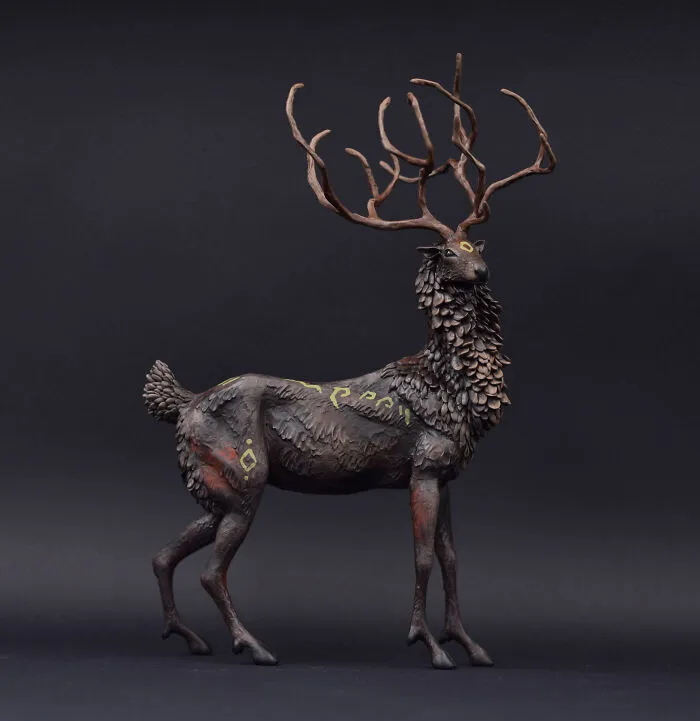 My Polymer Clay Figurines Are Fantasy-Themed And Showcase Beasts And Animals Out Of This World (30 Pics)