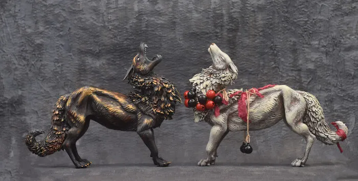 My Polymer Clay Figurines Are Fantasy-Themed And Showcase Beasts And Animals Out Of This World (30 Pics)