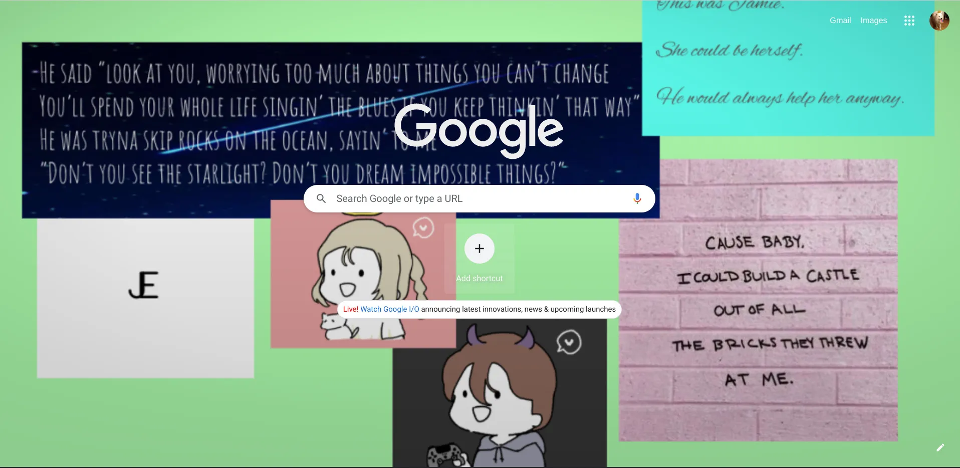Hey Pandas, Post Your Google Background