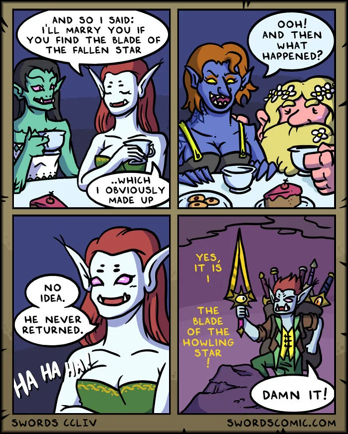 I Am A Comic Artist And Here Are My 17 Comics About Fantasy Creatures Including Dwarves