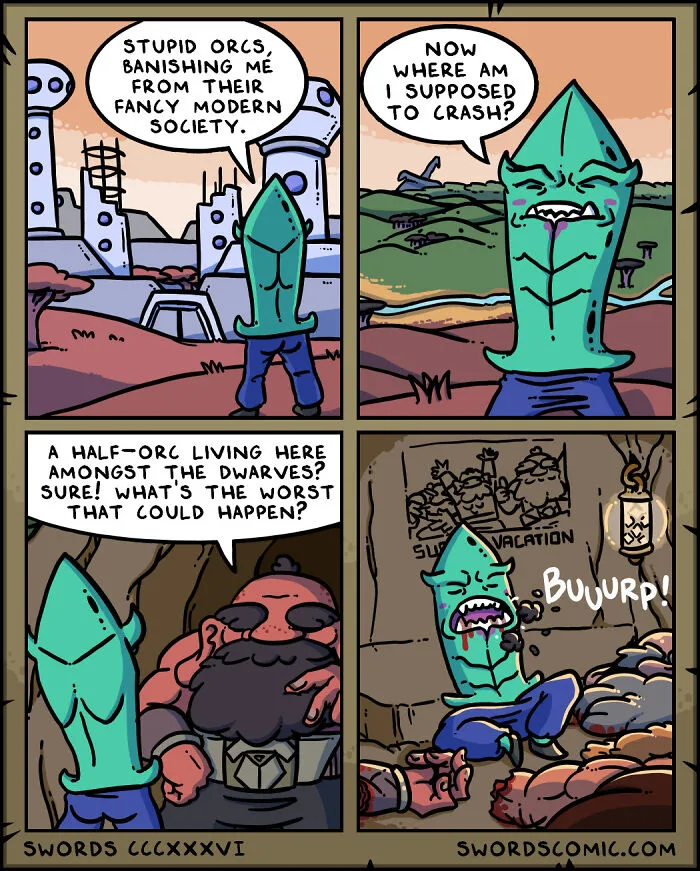 I Am A Comic Artist And Here Are My 17 Comics About Fantasy Creatures Including Dwarves