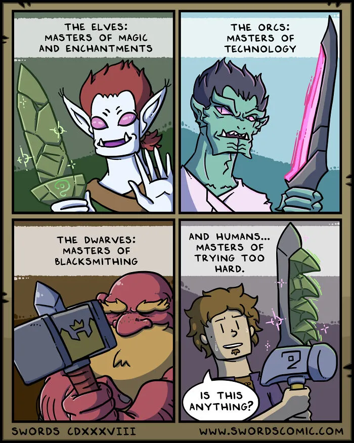 I Am A Comic Artist And Here Are My 17 Comics About Fantasy Creatures Including Dwarves