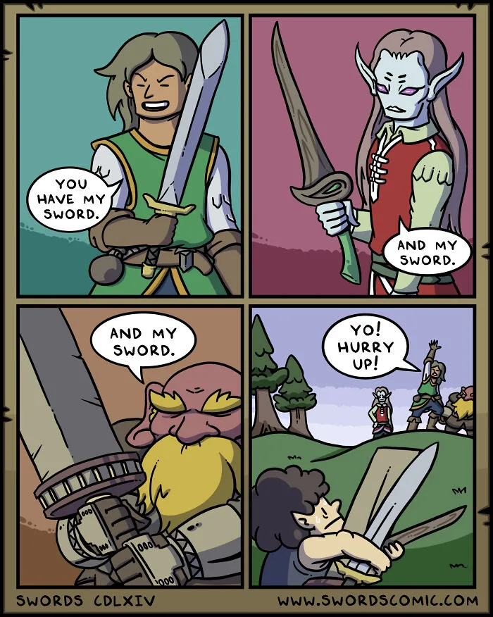I Am A Comic Artist And Here Are My 17 Comics About Fantasy Creatures Including Dwarves