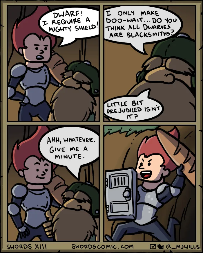 I Am A Comic Artist And Here Are My 17 Comics About Fantasy Creatures Including Dwarves