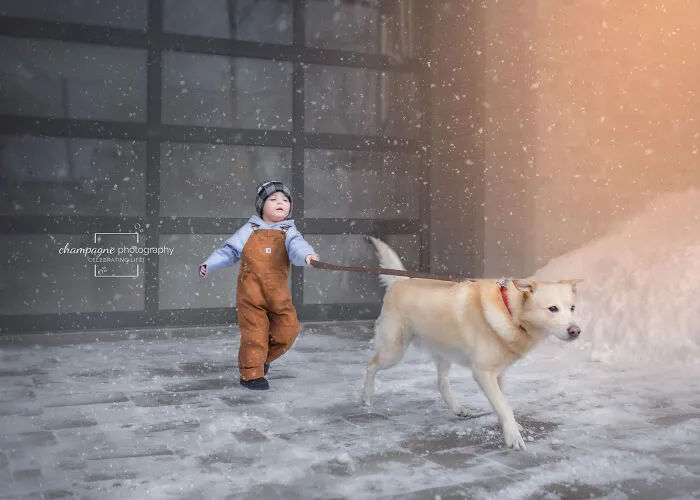 I Challenged Myself To Photograph Children With Their Dogs, And Here Are The Best 21 Photos