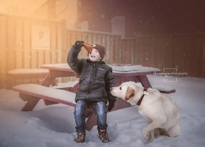 I Challenged Myself To Photograph Children With Their Dogs, And Here Are The Best 21 Photos