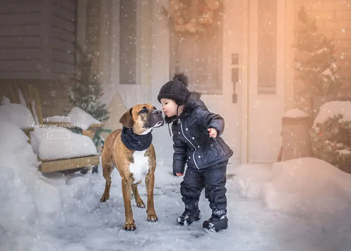 I Challenged Myself To Photograph Children With Their Dogs, And Here Are The Best 21 Photos