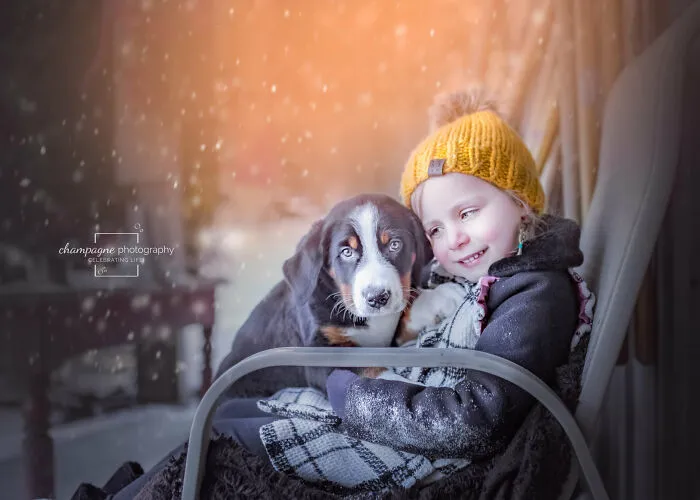 I Challenged Myself To Photograph Children With Their Dogs, And Here Are The Best 21 Photos