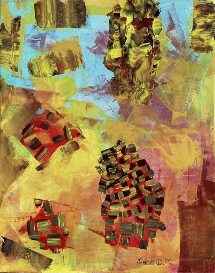 I Am A Textile Designer That Creates Abstract Paintings