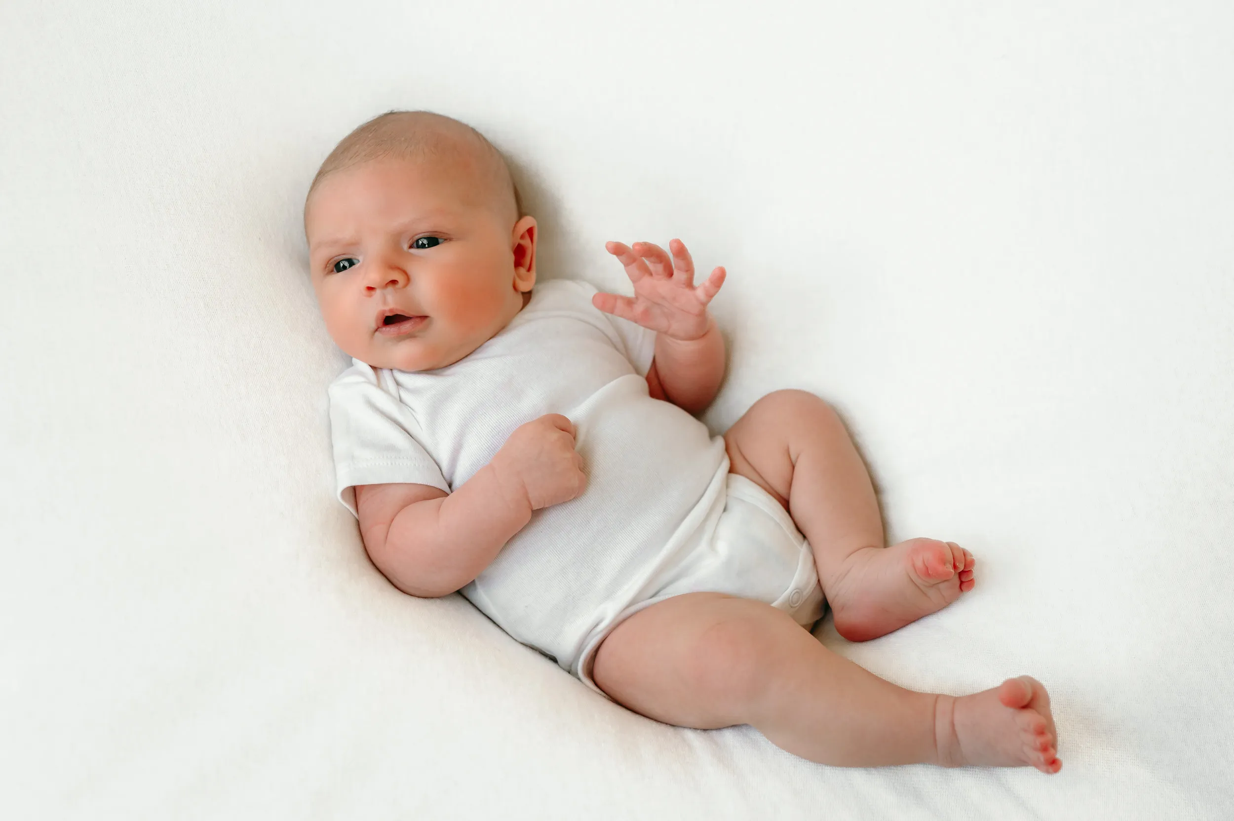 Home Newborn Session With A Toddler Second Shooter Extraordinaire!