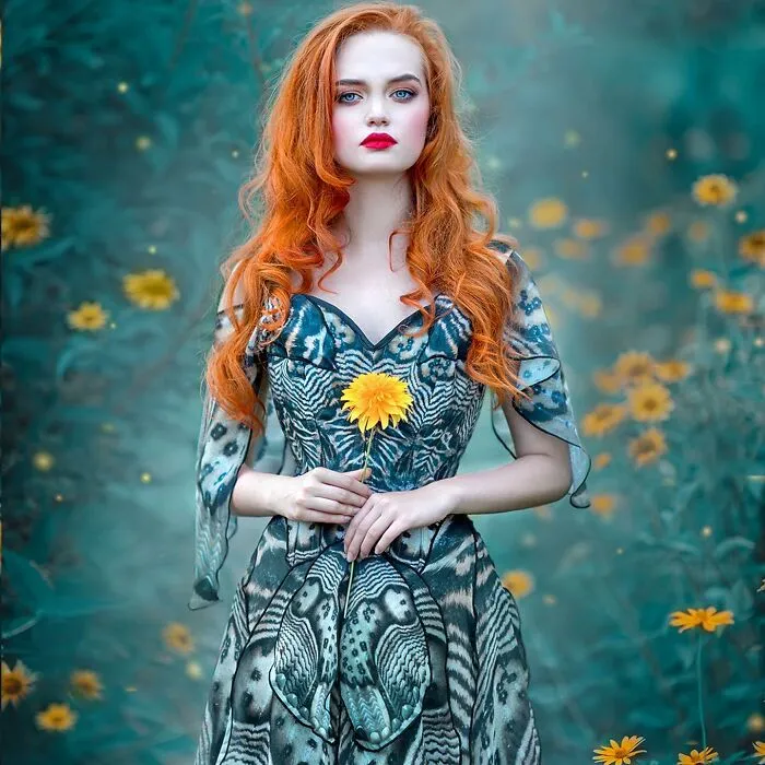 Designer Turns Women Into Real-Life Fairies With Her Butterfly Dresses (23 Pics)