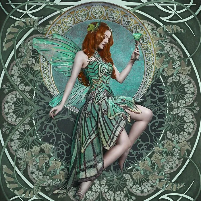 Designer Turns Women Into Real-Life Fairies With Her Butterfly Dresses (23 Pics)