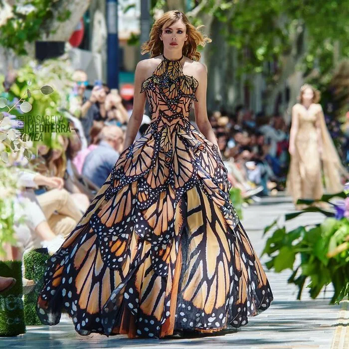 Designer Turns Women Into Real-Life Fairies With Her Butterfly Dresses (23 Pics)