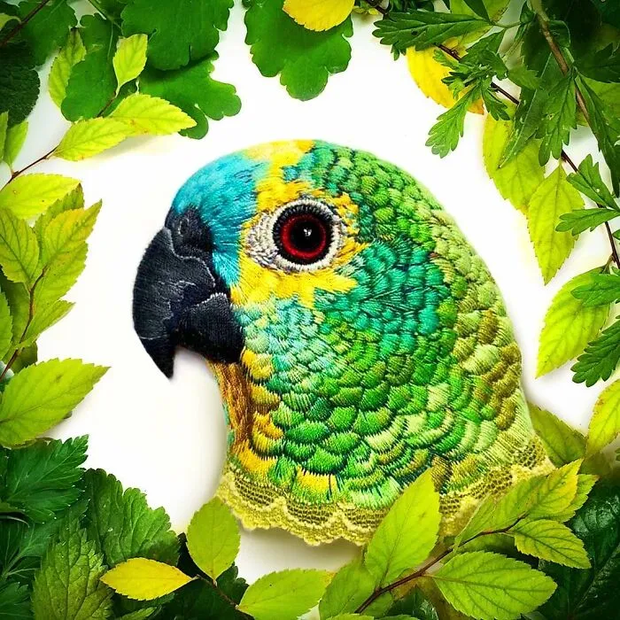 40 Embroidered Brooches By This Artist That You Might Confuse With Real Birds (New Pics)