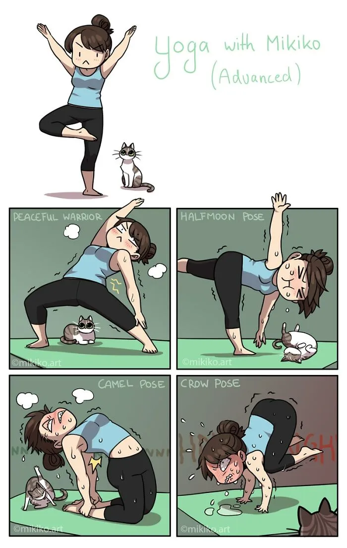 17 Relatable And Adorable Comics About Day-To-Day Life With A Cat By This Artist