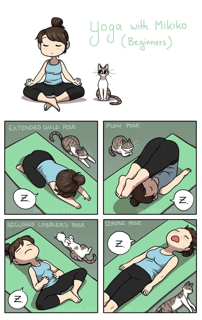 17 Relatable And Adorable Comics About Day-To-Day Life With A Cat By This Artist