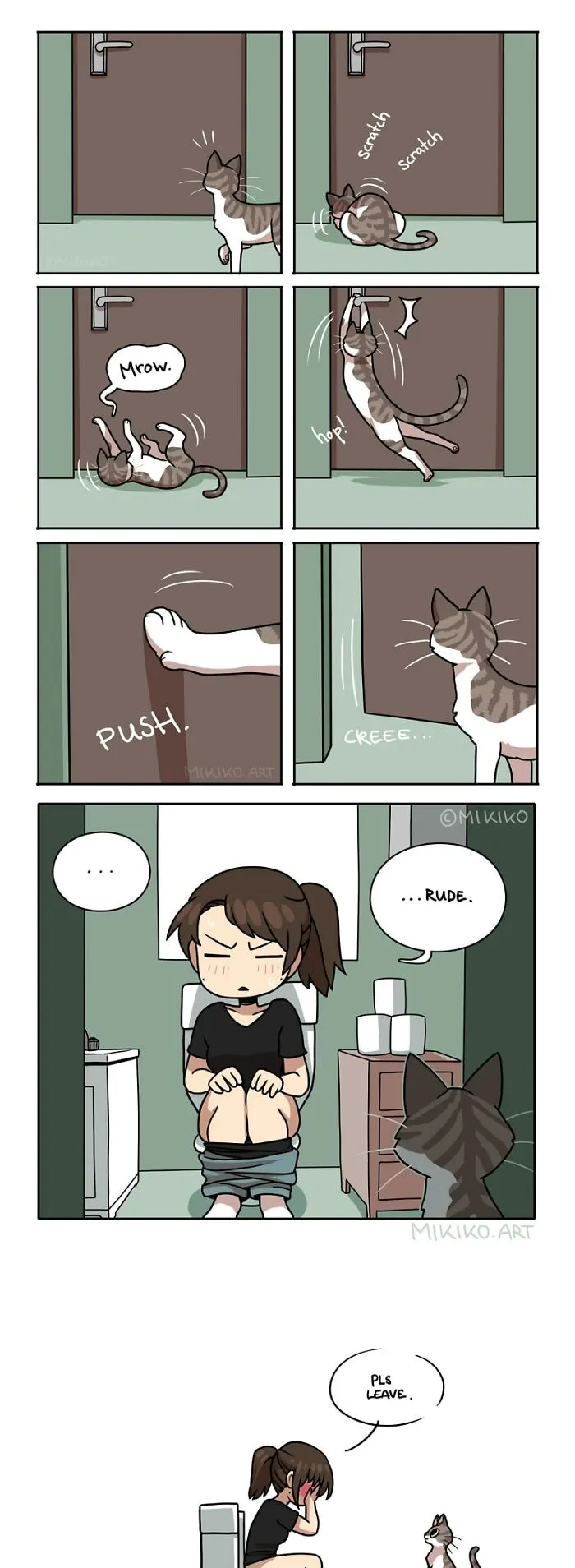 17 Relatable And Adorable Comics About Day-To-Day Life With A Cat By This Artist