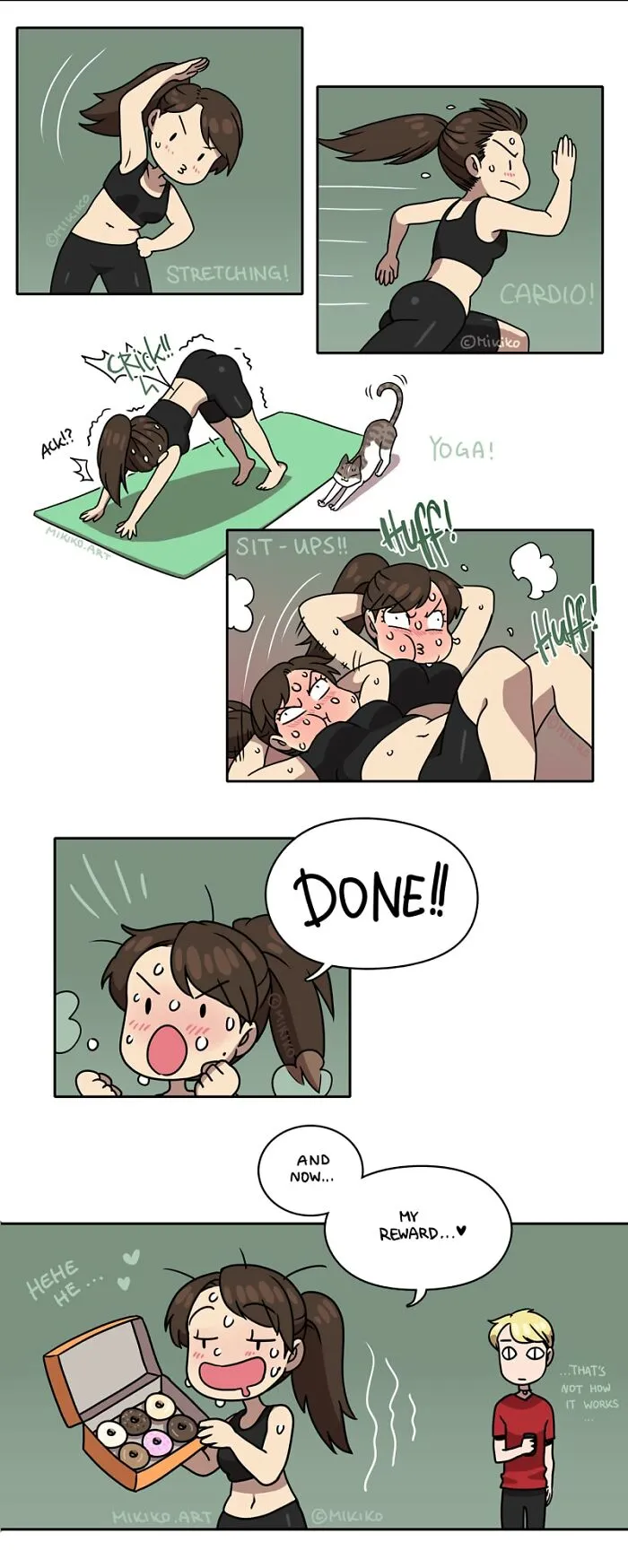 17 Relatable And Adorable Comics About Day-To-Day Life With A Cat By This Artist