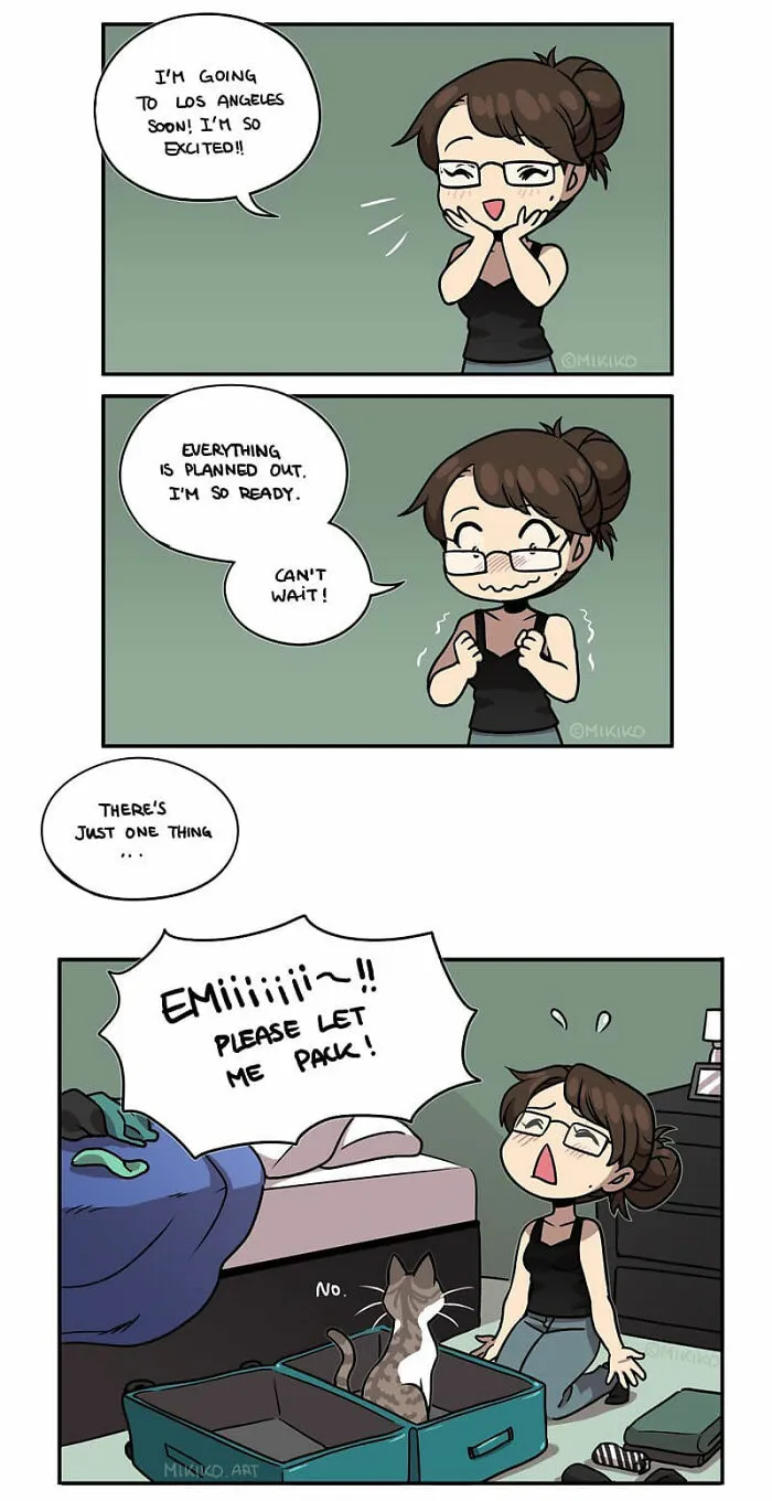 17 Relatable And Adorable Comics About Day-To-Day Life With A Cat By This Artist