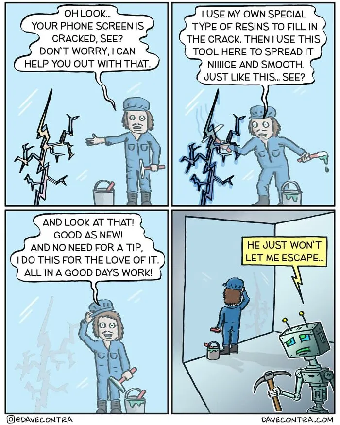 40 New Comics With Unexpectedly Dark Twists By Dave Contra