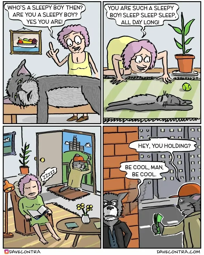 New Comics With Unexpectedly Dark Twists By Dave Contra