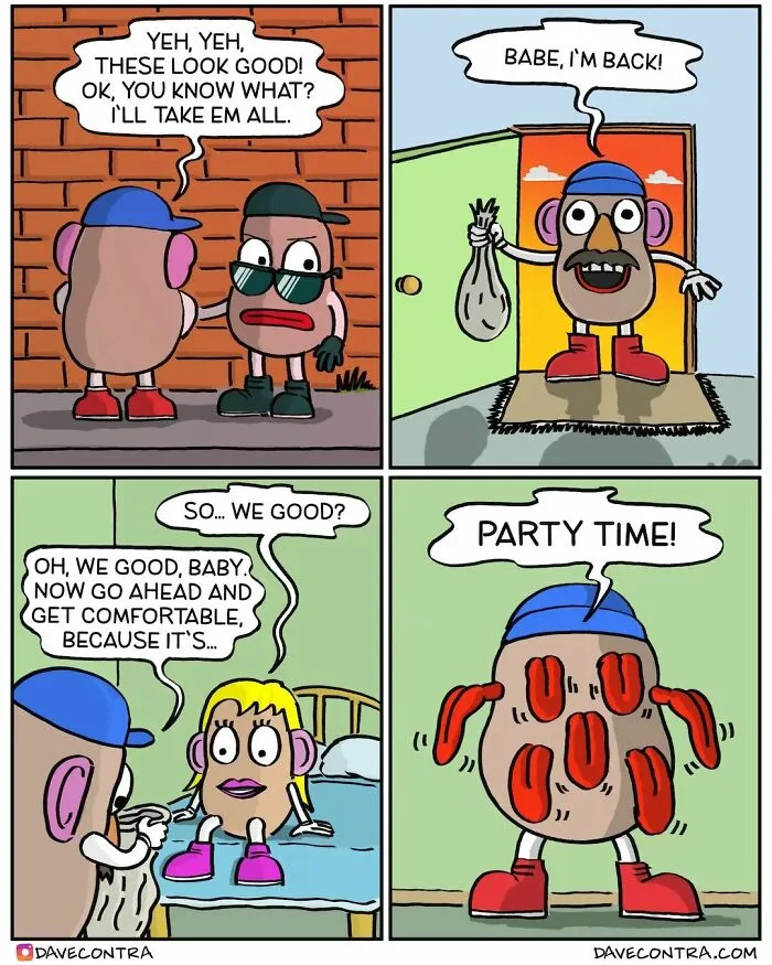 40 New Comics With Unexpectedly Dark Twists By Dave Contra