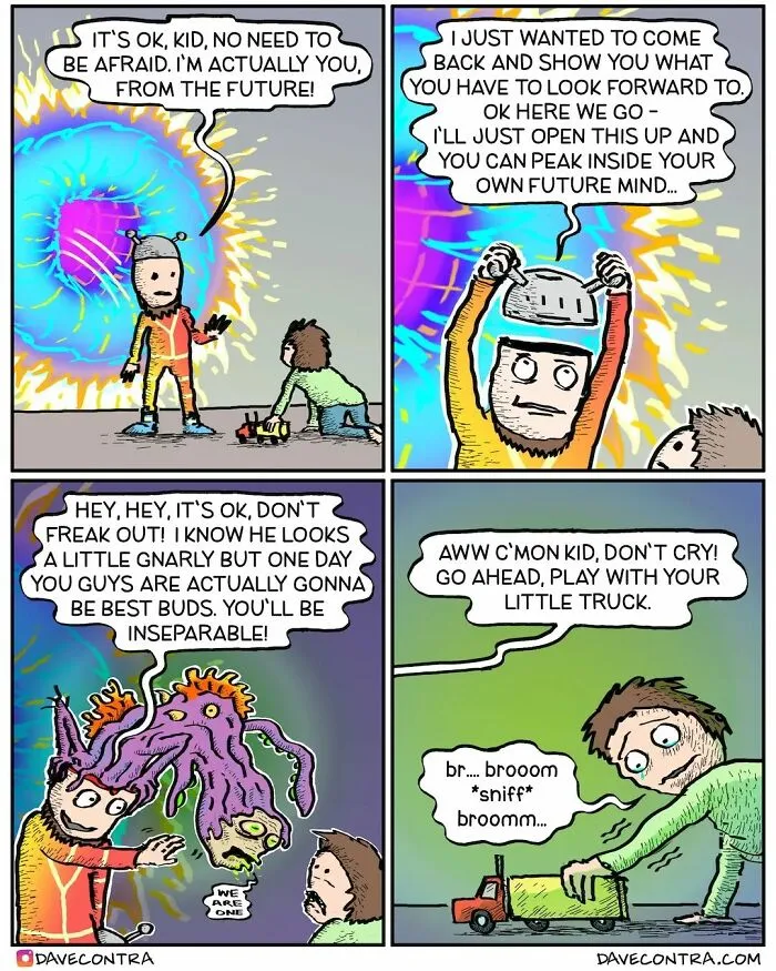 40 New Comics With Unexpectedly Dark Twists By Dave Contra