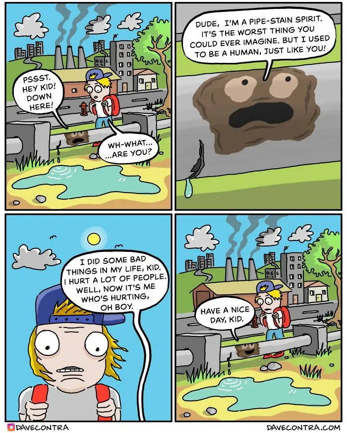 40 New Comics With Unexpectedly Dark Twists By Dave Contra