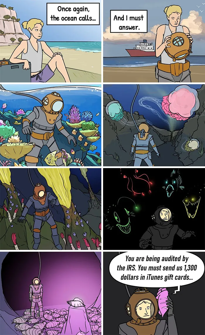32 New Hilarious Comics With Twisted Endings By Daniel Murrell