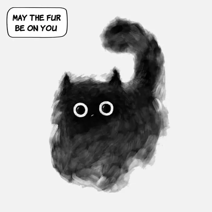 This Artist Makes Wholesome Illustrations About Cats, And Here Are His 60 Best Ones