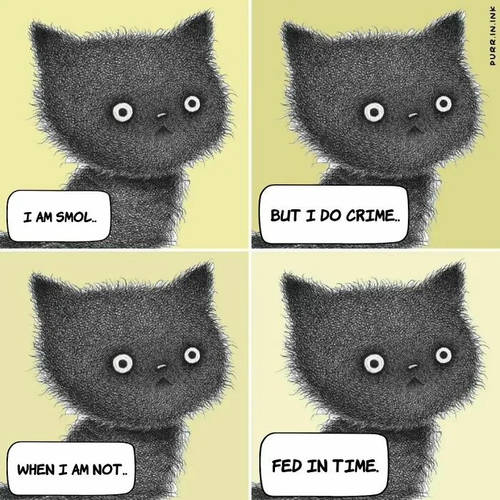 This Artist Makes Wholesome Illustrations About Cats, And Here Are His 60 Best Ones