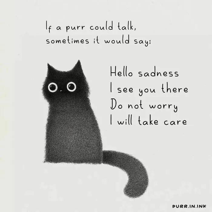 This Artist Makes Wholesome Illustrations About Cats, And Here Are His 60 Best Ones