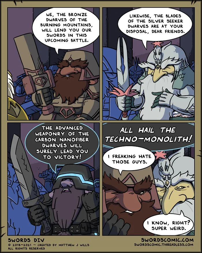 I Am A Comic Artist And Here Are My 17 Comics About Fantasy Creatures Including Dwarves