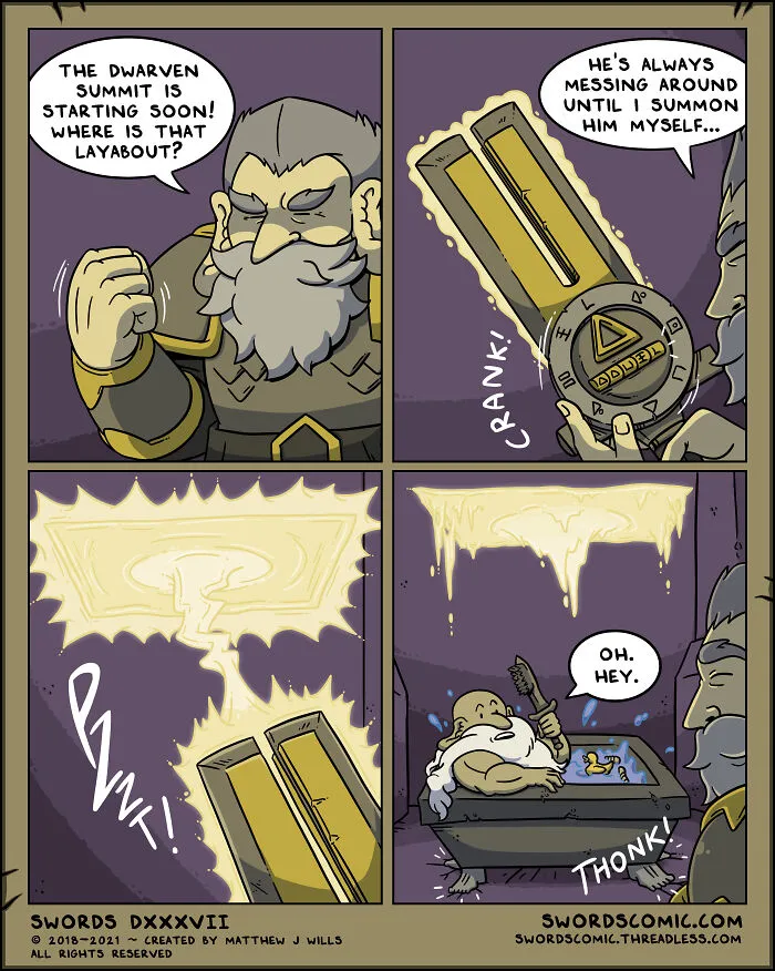 I Am A Comic Artist And Here Are My 17 Comics About Fantasy Creatures Including Dwarves