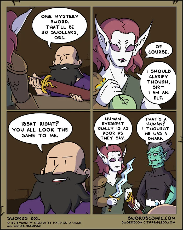I Am A Comic Artist And Here Are My 17 Comics About Fantasy Creatures Including Dwarves