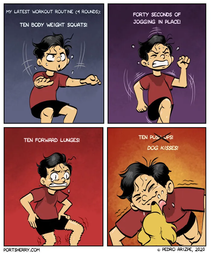 40 Humorous Comics About Random Things Made By This Artist